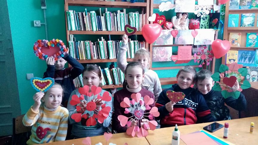 Паперове серце любові: про майстер-клас  у кордишівській сільській бібліотеці