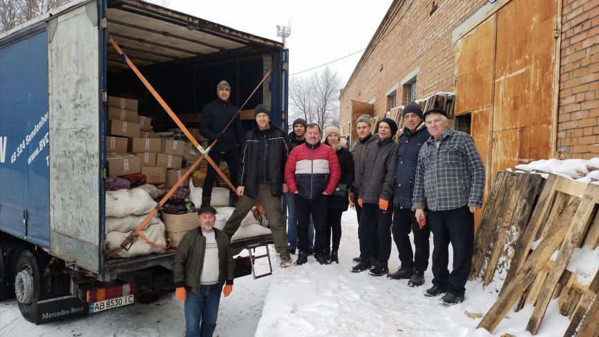 З Козятинщини на Херсонщину передали гумдопомоги вагою майже 60 тонн