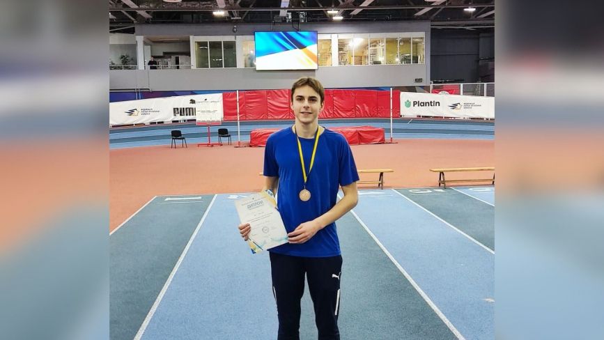 Наш Олексій Лясковець став бронзовим призером Чемпіонату  України зі стрибків у висоту