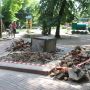 В міському парку демонтували пам’ятник безголового Пушкіна