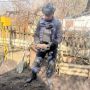 Небезпечна знахідка: у Михайлині знайшли 76-міліметровий артилерійський снаряд