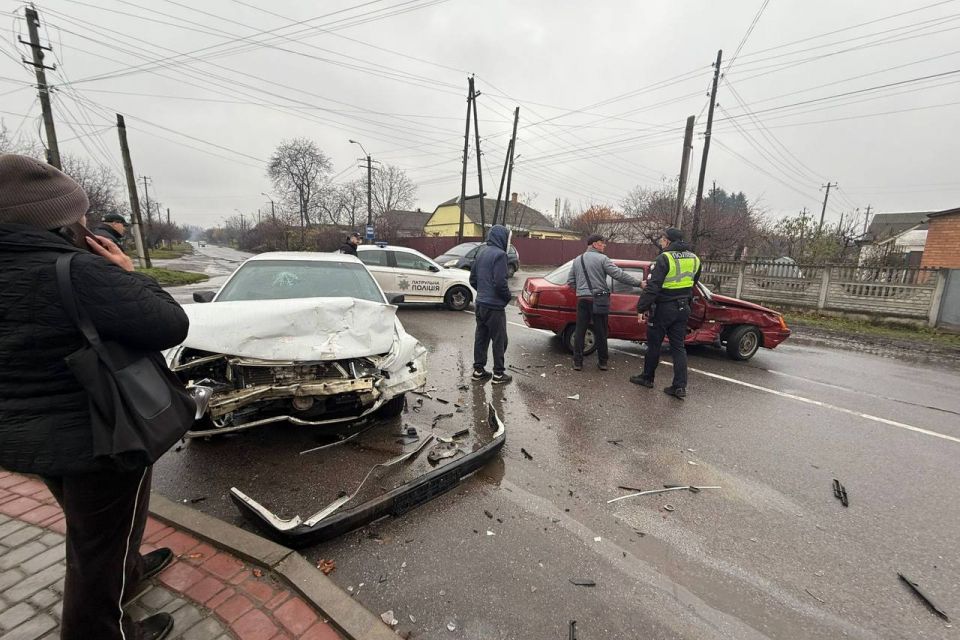 ДТП у Козятині: на перехресті «Ауді» в’їхала у «ЗАЗ»