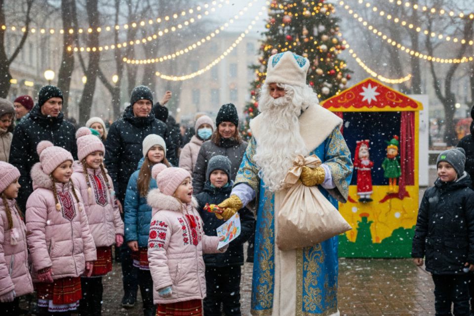 У Міському сквері дітей чекають флешмоби і солодощі від Святого Миколая