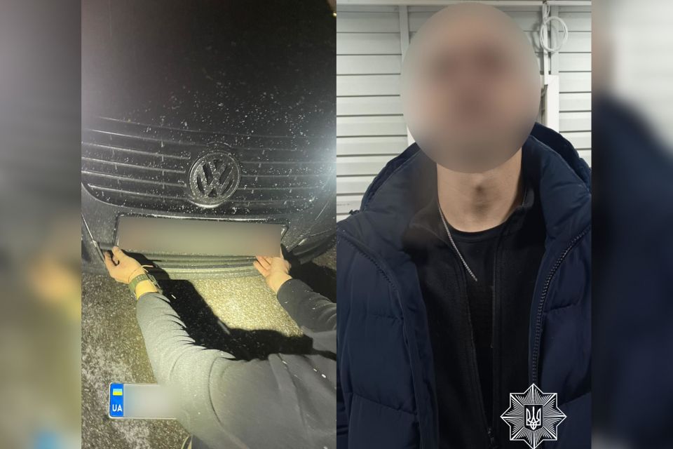 Їхав не з тими номерами, та щей з підозрою на наркосп'яніння. Зупинили  такого водія у Махнівці