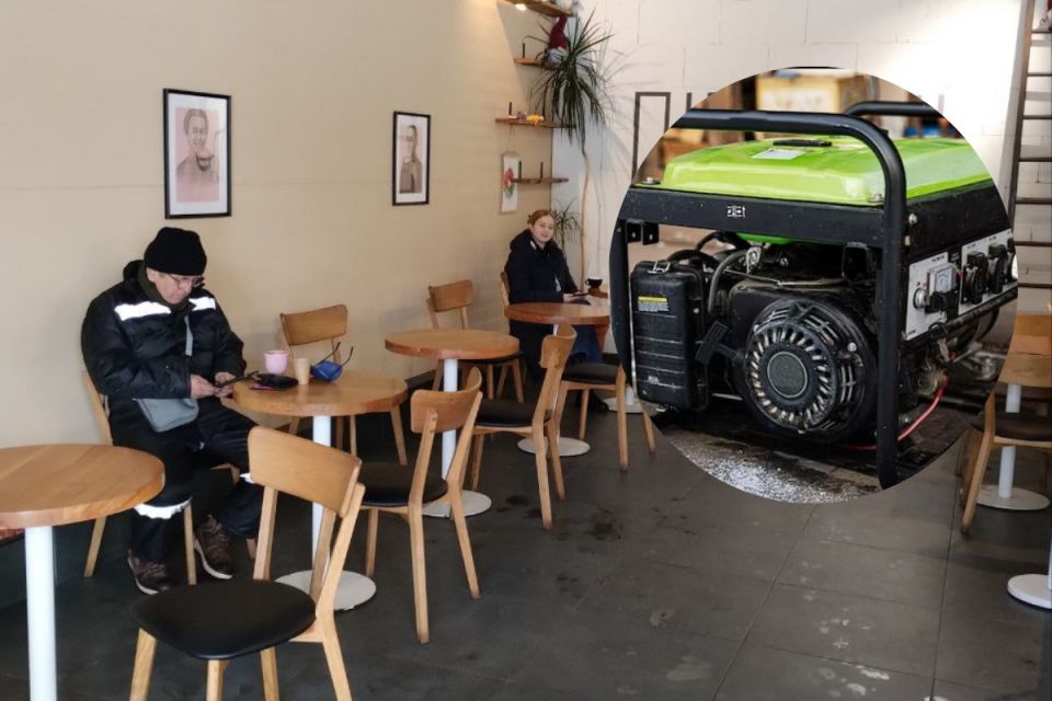 «Вдень іде 20 літрів бензину». Як працюють кав'ярні Козятина, коли немає світла?