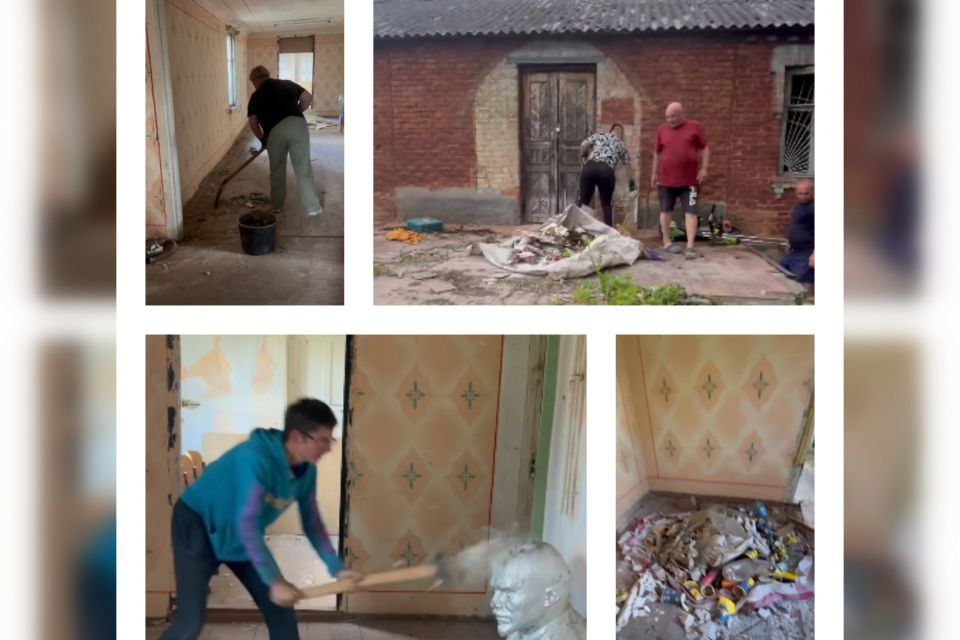 Велика толока у Махнівці. Прибирали у майбутньому просторі для ветеранів