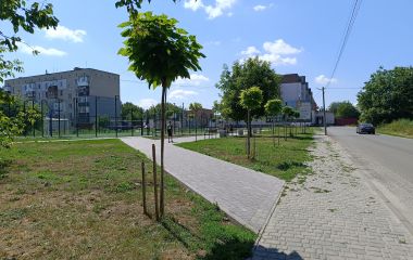 Діти кажуть, тут хороше покриття, краще, ніж на стадіоні