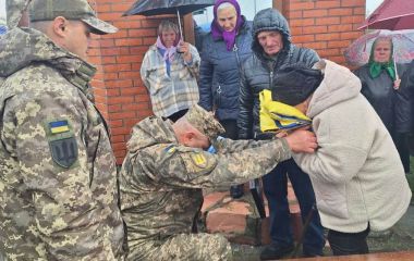 «Під час похорону загиблого Героя Юрія Глеби, навіть небо не могло стримати сліз»