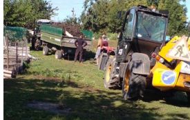 В Махаринцях ліквідували стихійне сміттєзвалище по вулиці Миру