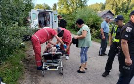 Моторошне ДТП у селі Козятин між мотоциклістом та велосипедистом. Останній — у лікарні (ОНОВЛЕНО)