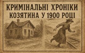 Стрілянина в ресторані, буйний пасажир і гучне пограбування: кримінальні хроніки Козятина сто і більше років тому