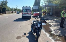 Аварія на Куликівського: не розминулися мотоцикл та авто