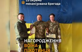 «Золотий хрест» та медаль «За оборону України» отримав воїн з Козятина Віталій Захаров