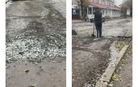 На вулиці Винниченка готують основу під нове дорожнє покриття