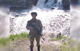 Солдат Дмитро Харахондя отримав відзнаку «Полум'я перемоги»