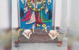 Хустка — це потужний оберіг. Біля Глуховецького Будинку культури облаштували фотозону