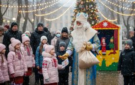 У Міському сквері дітей чекають флешмоби і солодощі від Святого Миколая