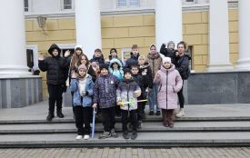 Діти полеглих воїнів, безвісти зниклих та ветеранів їздили у театр Садовського