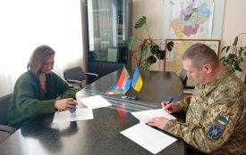 Козятинська громада підписала Меморандум з Бердичівським військовим ліцеєм