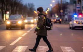 Смартфон — у кишеню, флікер — на куртку: як вберегти дитину від травм під час зимових сутінків