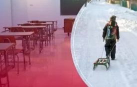 Попри сильні морози діти у Глухівцях навчаються  очно. Але є рекомендації батькам