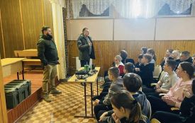 У Козятинській гімназії №6 провели навчання з мінної безпеки