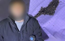 Йшов вночі по Козятину з підозрілою речовиною