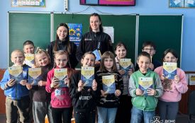 Урок безпеки для учнів 2 класу провели офіцери-рятувальники у Жежелеві