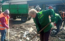 Ветеранський простір: біля майбутнього центру для воїнів навели лад