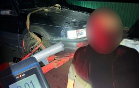 У Махнівці патрульні затримали п'яного водія, який намагався втекти