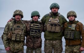 «Постріл! — прозвучало гучно. Декілька миттєвостей і влучання. Російський дрон знищений»