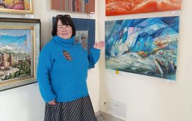 Художницю з Козятина Тетяну Куліш у Вінниці відзначили почесною грамотою