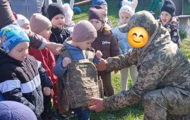 Військові навчали вихованців «Журавоньки» правилам мінної безпеки