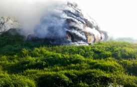 Палаючі паркани та тонни соломи: на Вінниччині ліквідували вісім масштабних пожеж