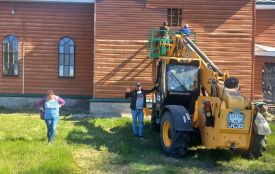 Відновили Храм Успіння Пресвятої Богородиці після наслідків буревію