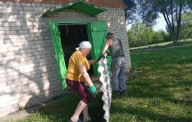 У Глуховецькій громаді вітер пошкодив дахи будинків та храму. Все вже відновили