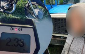 У мотоцикліста рівень алкоголю перевищував норму у 12 разів. Патрульні зупиняють п'яних водіїв