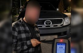 Зупинили водія «Toyota Hilux», який кермував напідпитку