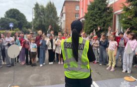 У Козятині патрульні відвідують пришкільні літні табори