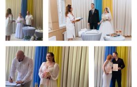 Весільний бум у Козятині: шість пар створили нові сім'ї в один день