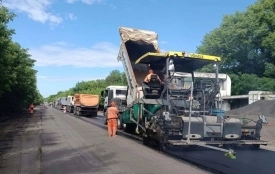 Від початку року на Вінниччині оновили понад 322 тисячі кв. м доріг