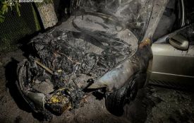 Розгерметизація паливної системи спричинила займання автомобіля на Козятинщині
