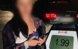 Рівень алкоголю зашкалював. У Козятині зупинили п'яну водійку «AUDI A6»
