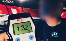 Зупинили ВАЗ вночі на трасі, а Драгер показав 1,32 проміле