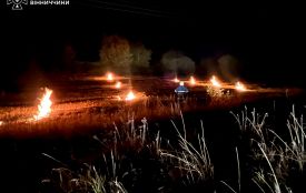 Вогонь обпалив понад чотири гектари землі в області. Горіло і в нашому районі