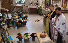 Родини загиблих Героїв Махнівської громади відвідали Храм-Пантеон. Освячували пам'ятні плити