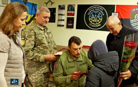 Ордени й почесні відзнаки передали родинам полеглих і зниклого безвісти воїнів із Козятина